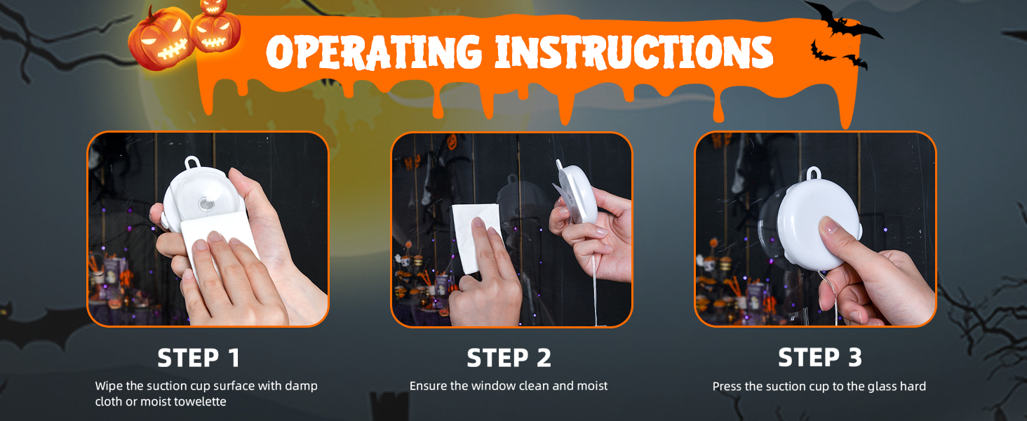 halloween window lights