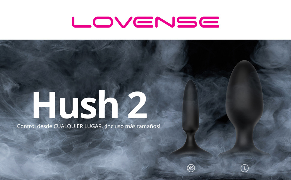 LOVENSE Hush 2 Plugs Anales Vibrador para Hombres Mujer, APP ...