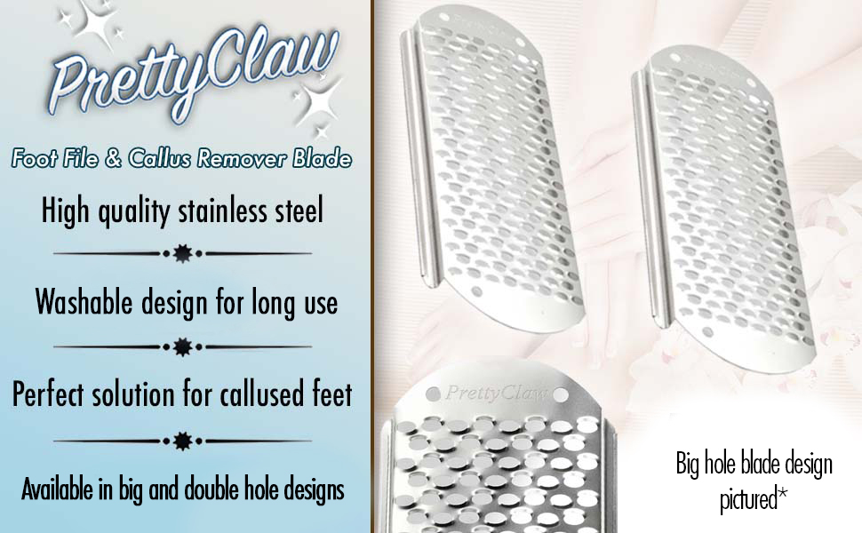 PrettyClaw Callus Remover Foot File Pedicure File Callus