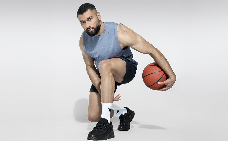  tank tops sports vests t shirts for men dry fit polyester spandex black tshirt casual active wear