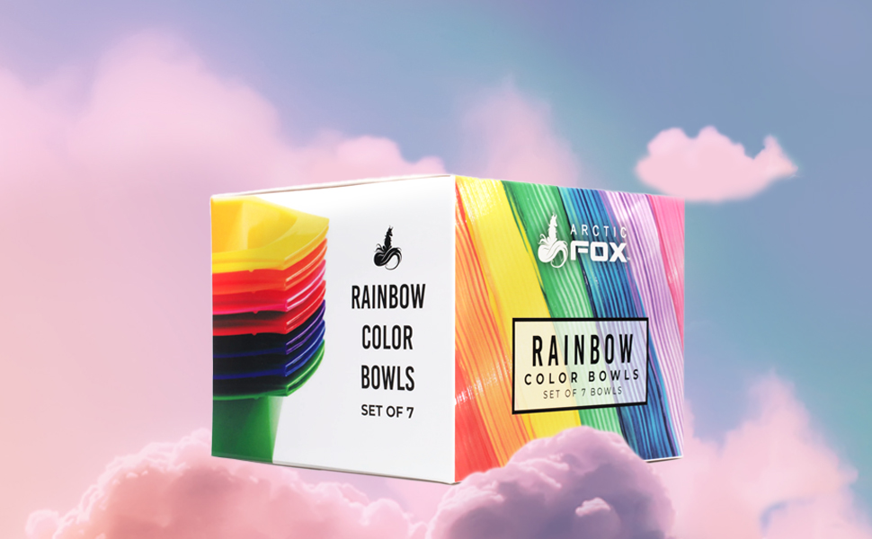 Arcticfox Hair Color Rainbow Tint Bowl Set