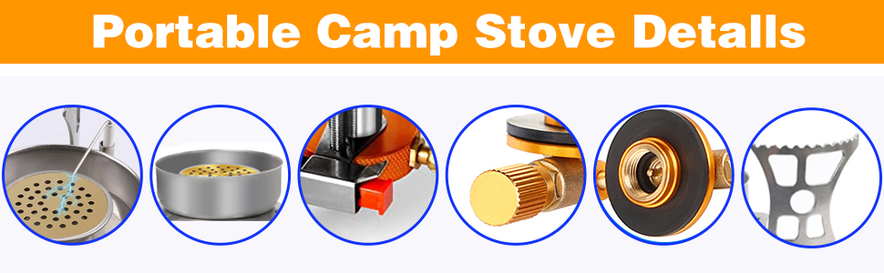 3900W Camping Stove Gas Portable