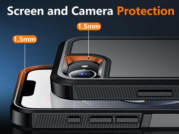 Iphone 16e Case And Screen Protector SPIDERCASE IPhone 16e Case