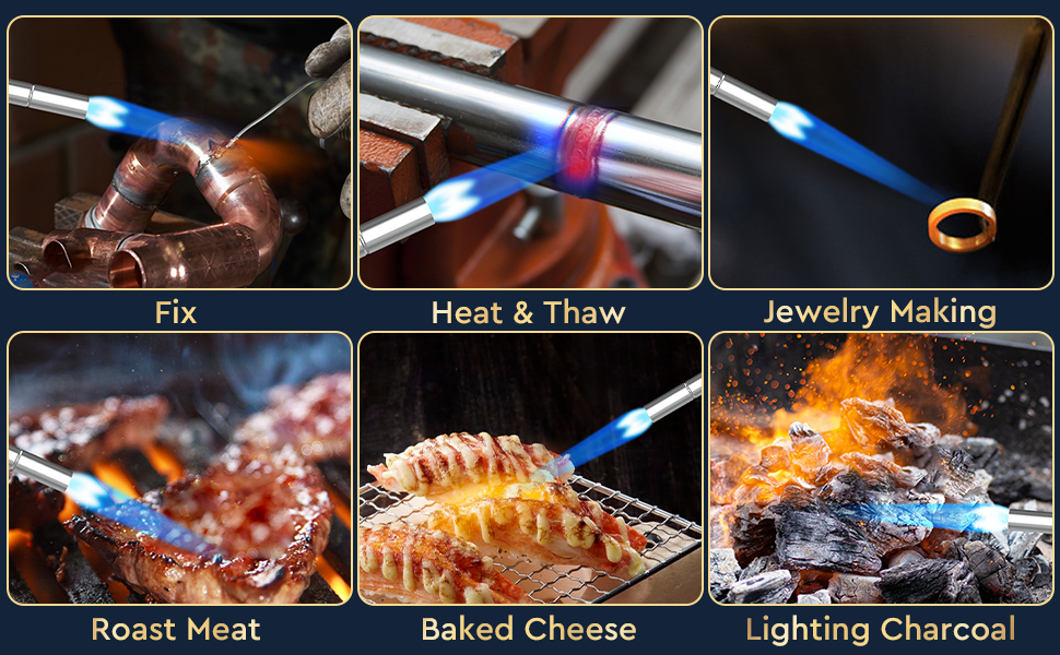 Propane Torch Head, Trigger Start Propane Gas Welding Torch