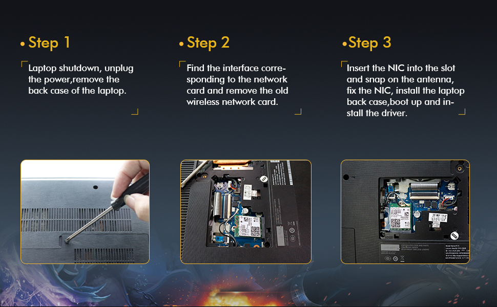 WiFi 6 Wireless Card Intel AX201 NGW M.2: CNVio2, Bluetooth 5.2 ...