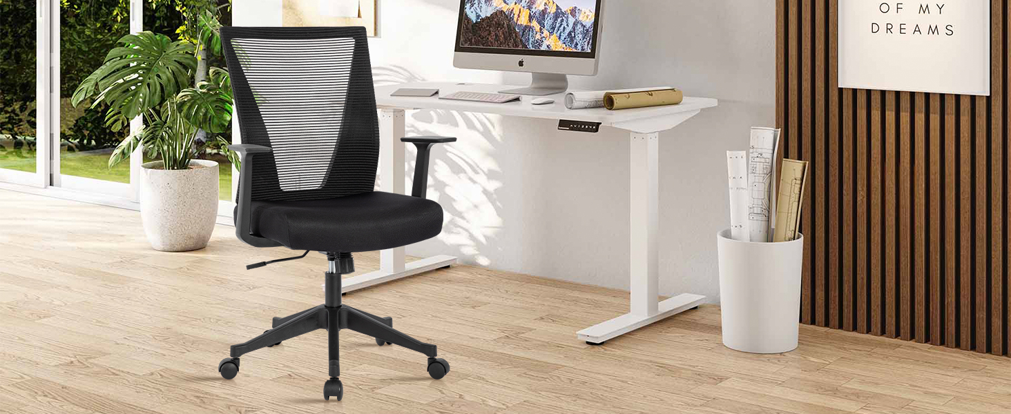 CLATINA Home Office Chair Ergonomic Desk Chair Mesh Computer Chairs 