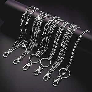小物 walletchain +necklace 18K White Gold Infinity Bloom Chain & Wallet Chain - Pants
