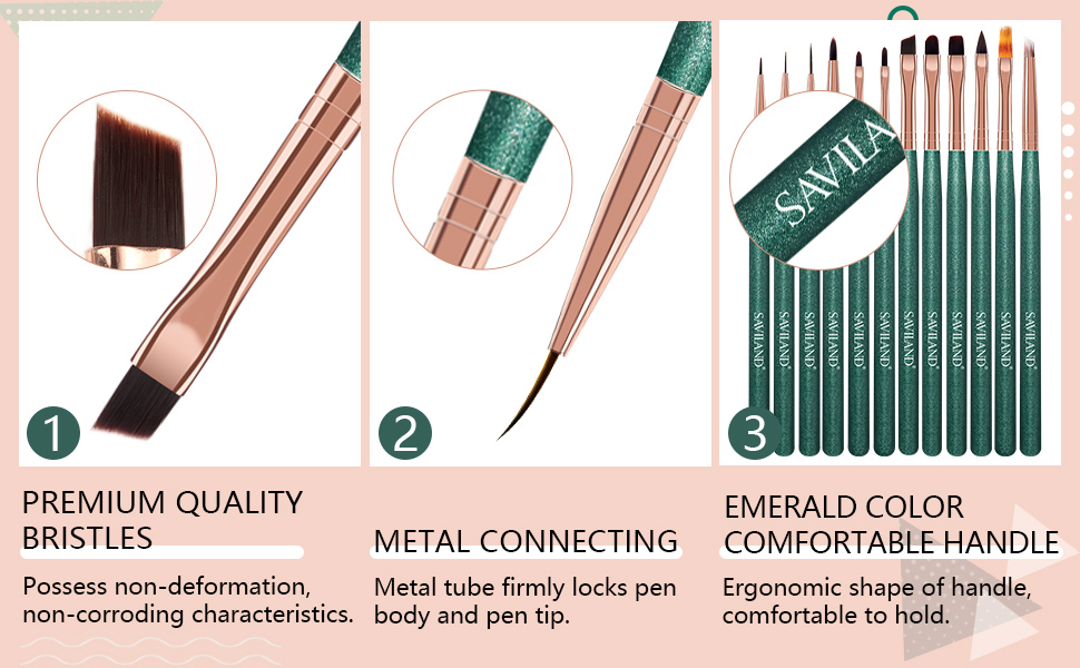 Builder Nail Gel Brush