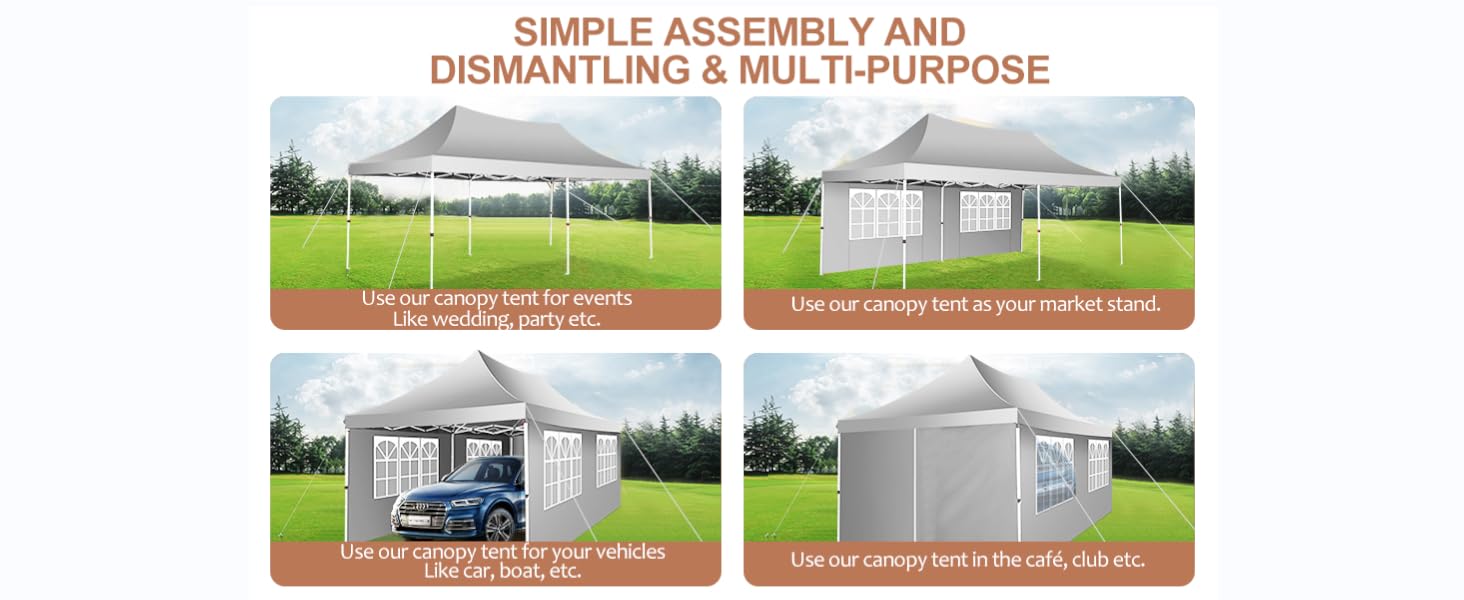 10x20 pop up canopy