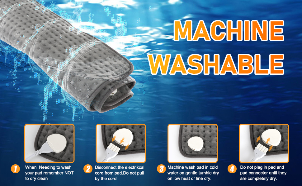 TOPSOSO Electric Heating Pad 20"x 40" Extra Large Heating