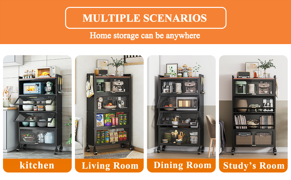 GILLAS 5 Tier Kitchen Baker's Rack, Heavy Duty Free