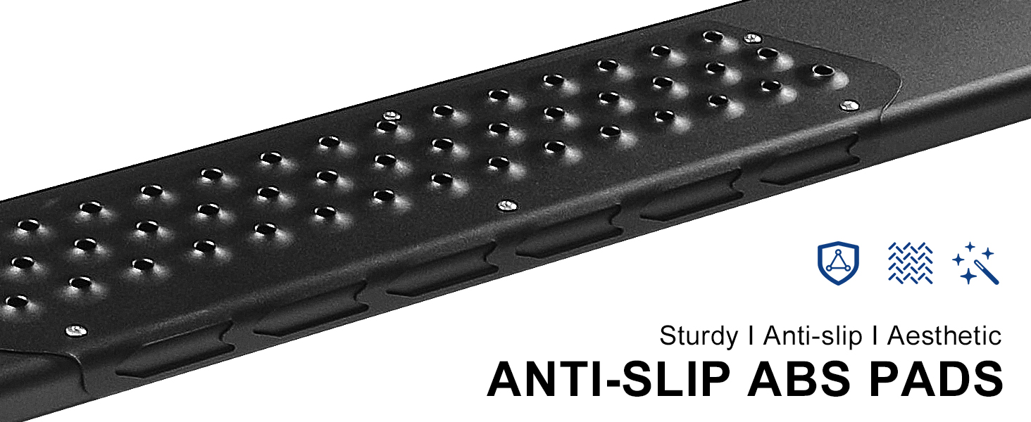 TIEZFUL Running Boards fit for Dodge Ram 1500 Crew Cab 2019