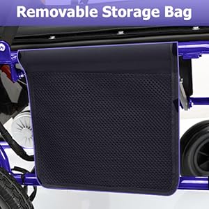 removable storage bag, power chairs for seniors, portable electric wheelchair