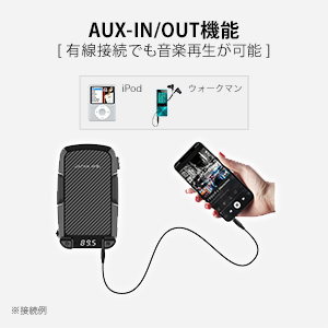 Amazon Co Jp Japan Ave ジャパンアベニュー Fmトランスミッター 搭載 車載ホルダー Bluetooth 5 0 Iphone 急速充電 Usb 3口 Aux In Out 2way 有線接続 12 24v Smartbc アプリ 無償提供 Ja960 メーカー 車 バイク