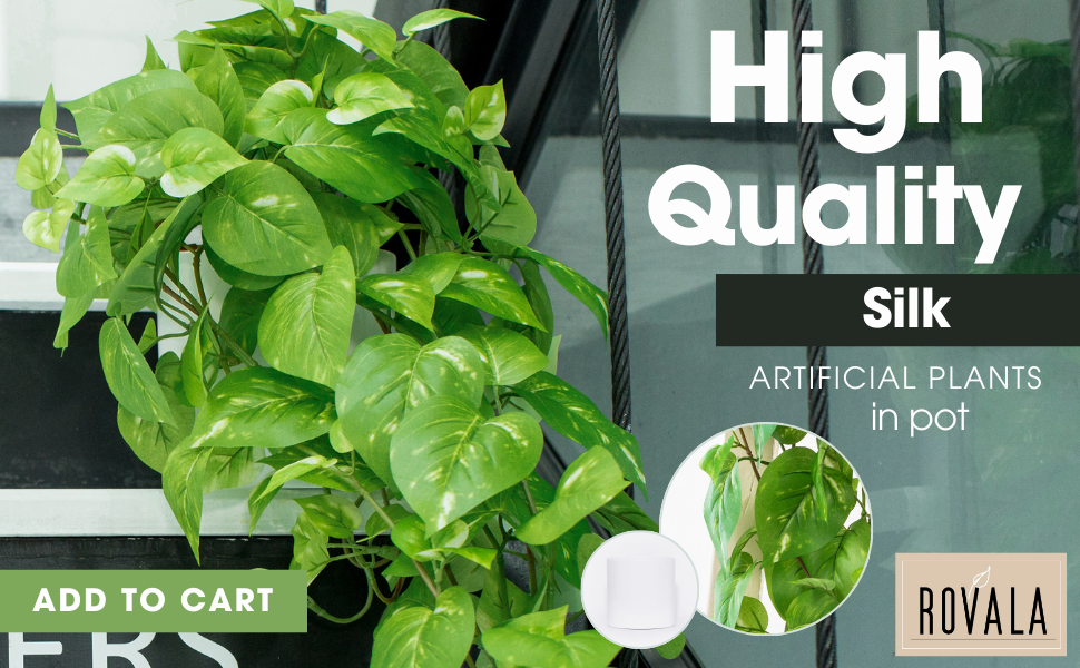 faux plants indoor tabletop fake trailing plant plants for bedroom decor