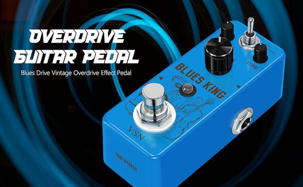 Amazon.com: VSN Bluesy Overdrive Guitar Pedal,Blues Driver