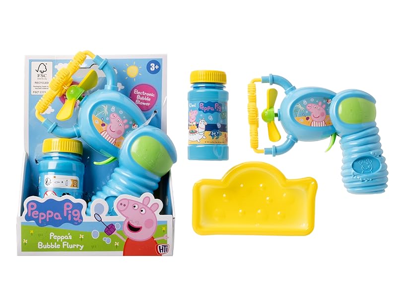 Peppa Pig Party Bubble Machine Create Hundreds of Bubbles for Outdoor