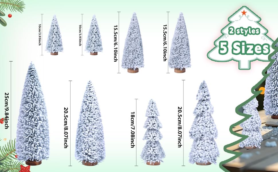Mini Bottle Brush Trees