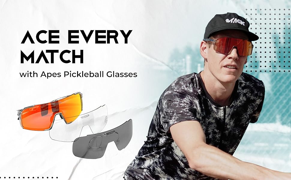 Amazon.com : Pickleball Apes Safety Glasses for Pickleball
