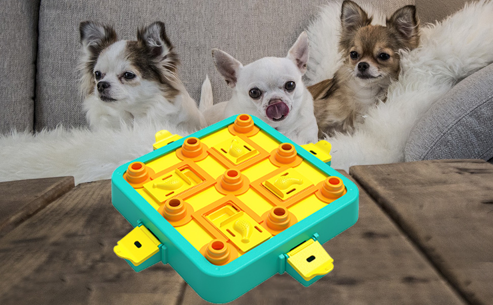 AUTENS Dog Puzzle Toys Interactive for Puppy Mental Stimulation lQ Sniff Training, 3