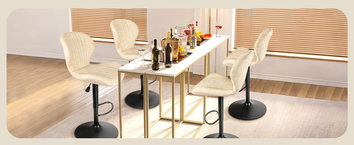 barstools set of 2 adjustable