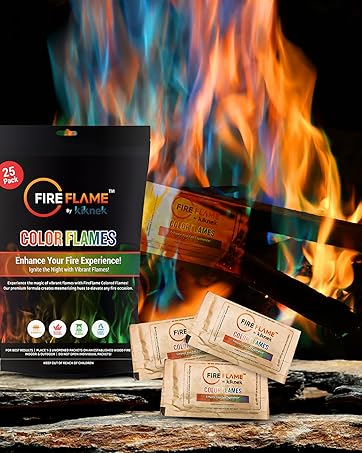 fire color changing packets fire pit mystical Magic Powder campfire bonfire magical colorful flames
