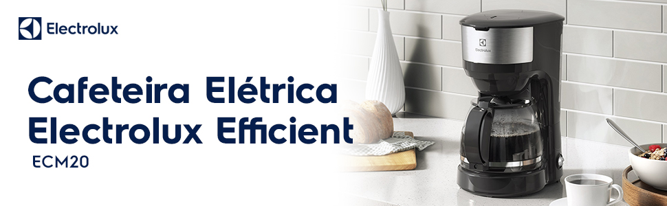 Cafeteira; Cafeteira Electrolux; Cafeteira ECM20; Cafeteira Electrolux ECM20; ECM20  