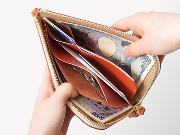 Amazon | [HUKURO] 長財布 財布 究極サイフ ロング 薄型 メンズ