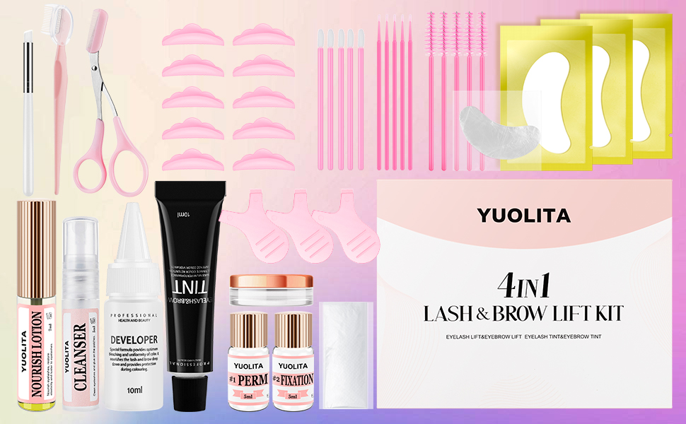 4 in 1 lash lift tint kit