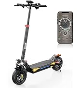 iScooter ix4 Patinete Electrico Adultos, Batería 15Ah, MAX Autonomía 60 KM, Poste Elevable, 10