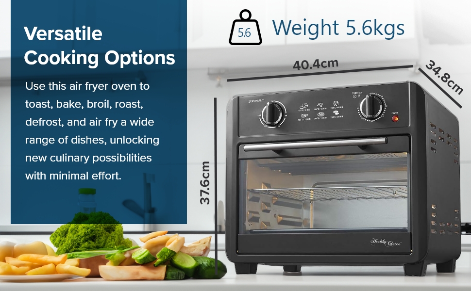 Healthy Choice 23L Air Fryer 1700W MultiFunctional Mini Convection