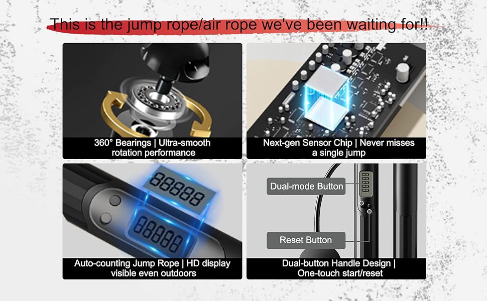 This is the jump rope/air rope we've been waiting for!!