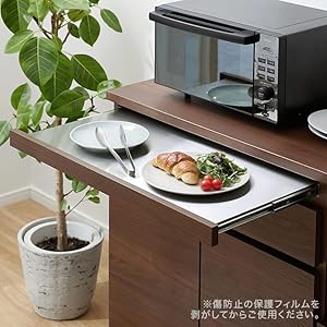 Amazon｜LOWYA ロウヤ キッチンカウンター キッチンラック 食器