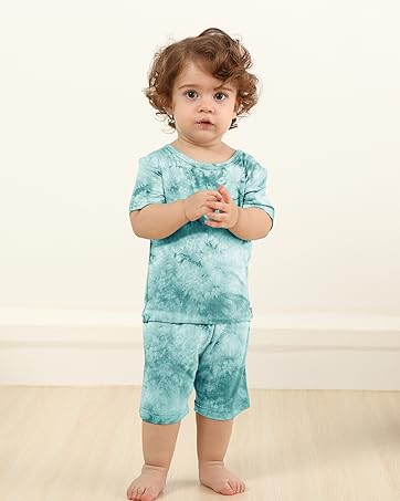 kids baby toddler summer shirt shorts sets pajamas