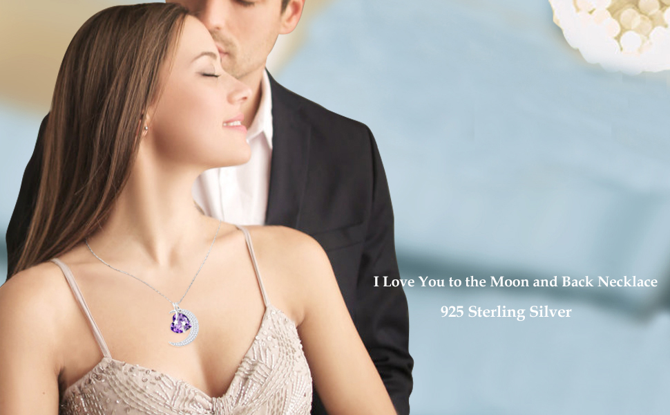 I Love You to the Moon and Back Necklace for wife