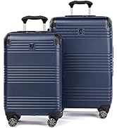 Travelpro Roundtrip Hardside Expandable Luggage, TSA Lock, 8 Spinner Wheels, Hard Shell Polycarbo...