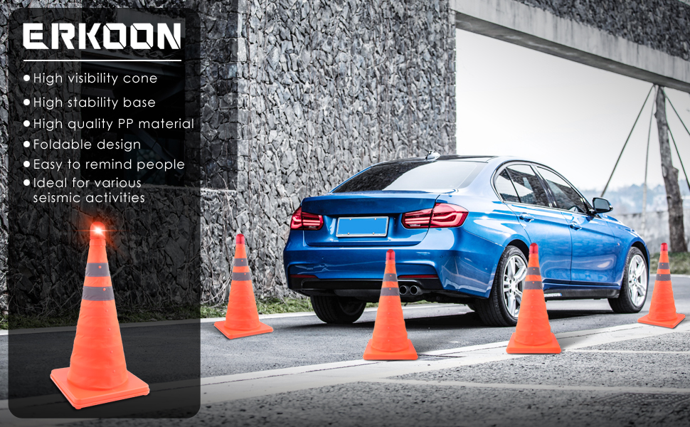  Collapsible Traffic Cones