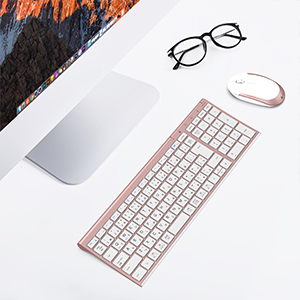 Amazon | iClever キーボード ワイヤレス キーボード マウス