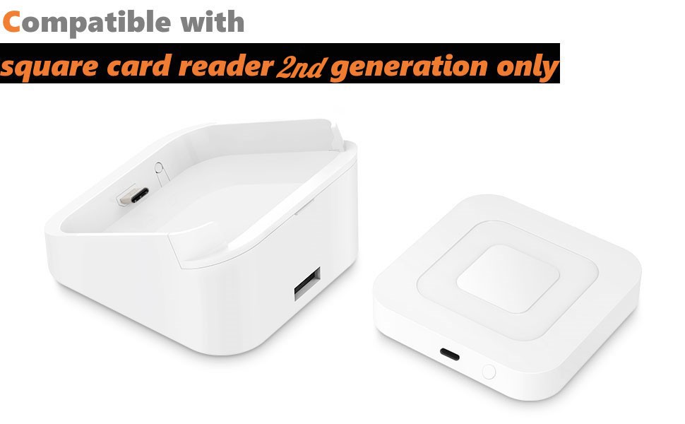 Square Dock for Square Reader 2nd Generation, Holder Stand