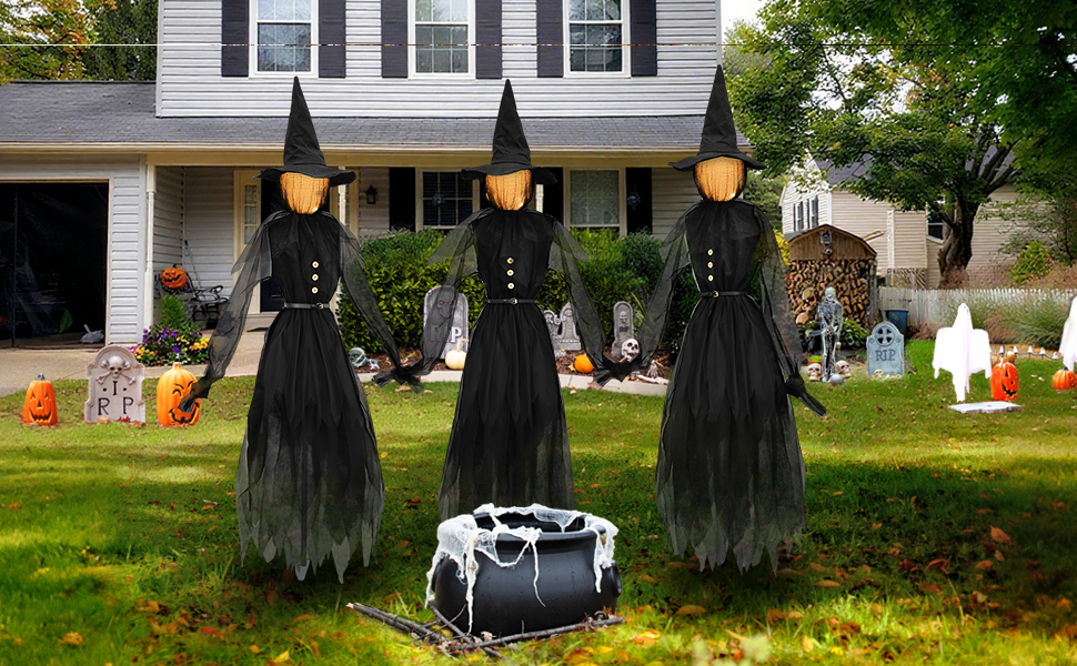 witch halloween decorations outdoor halloween decorations flying witch halloween decor on broom