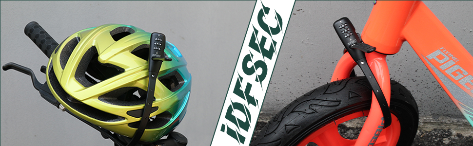 Adjustable steel cable with 3digit comboSecures bikes,gates,lockers.Weather-resistant,no keys needed