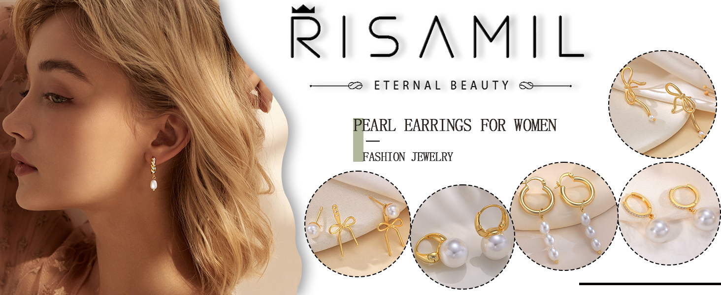 risamil hoop earrings for women