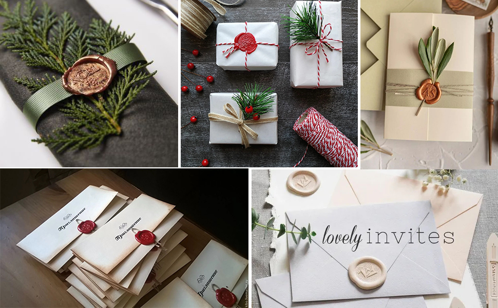 Wax Sealing Silicon Mat Pad for Wax Seal Stamp, 6-Cavity Wax Sealing Mat Molds Pads