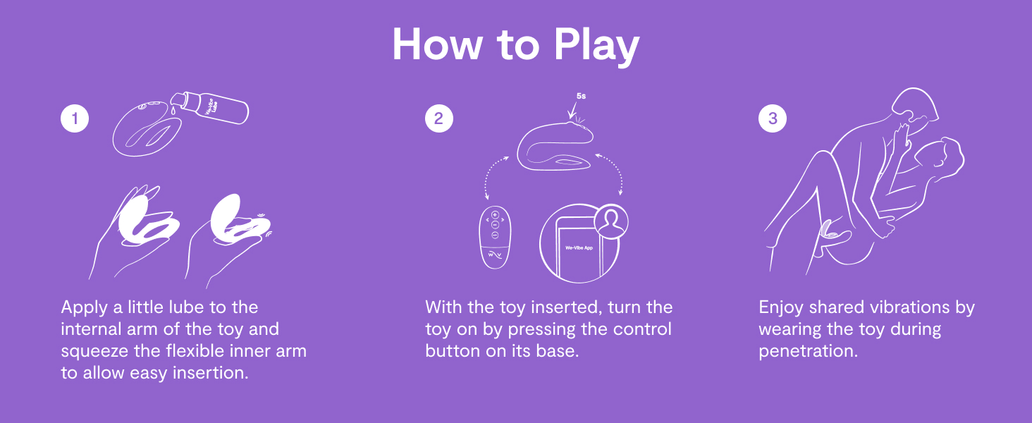 we-vibe sync o couples toy app and remote controlled
