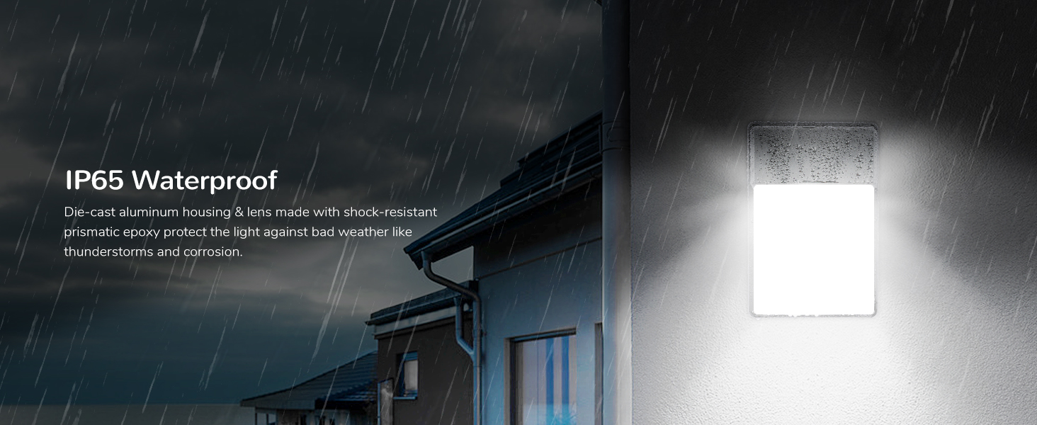 LED Wall Pack Light with Photocel