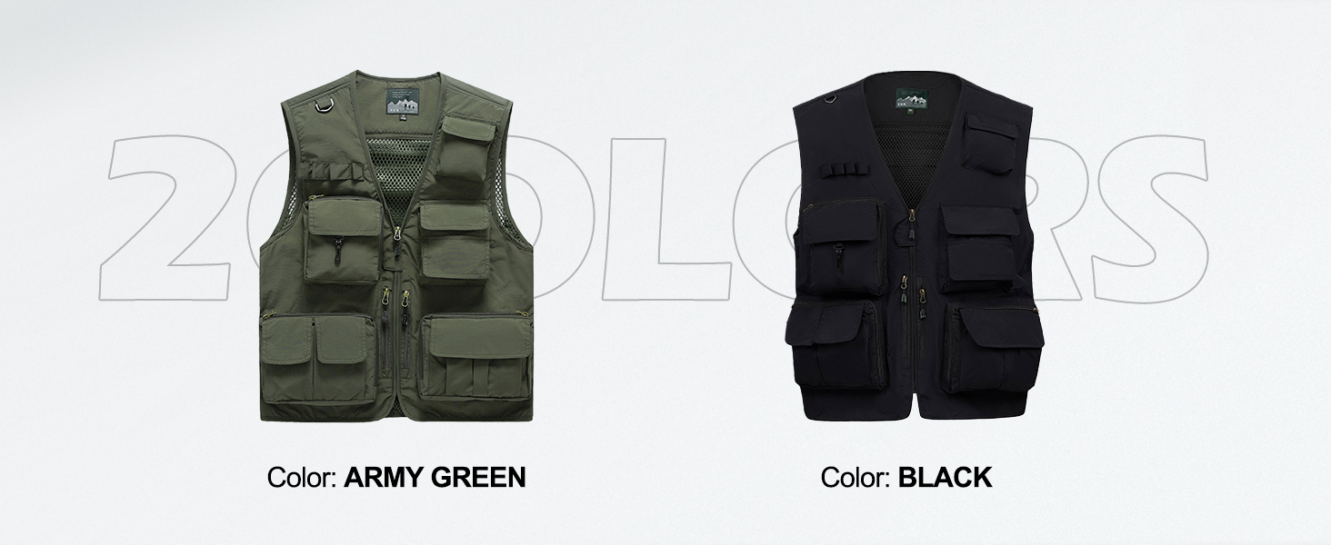 Mens Vests Cargo