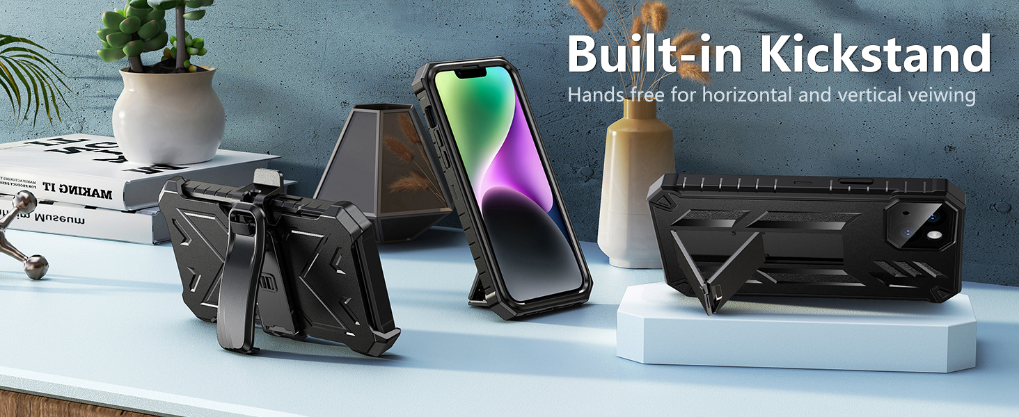 FNTCASE for iPhone 14Plus Phone Case Rugged Protective