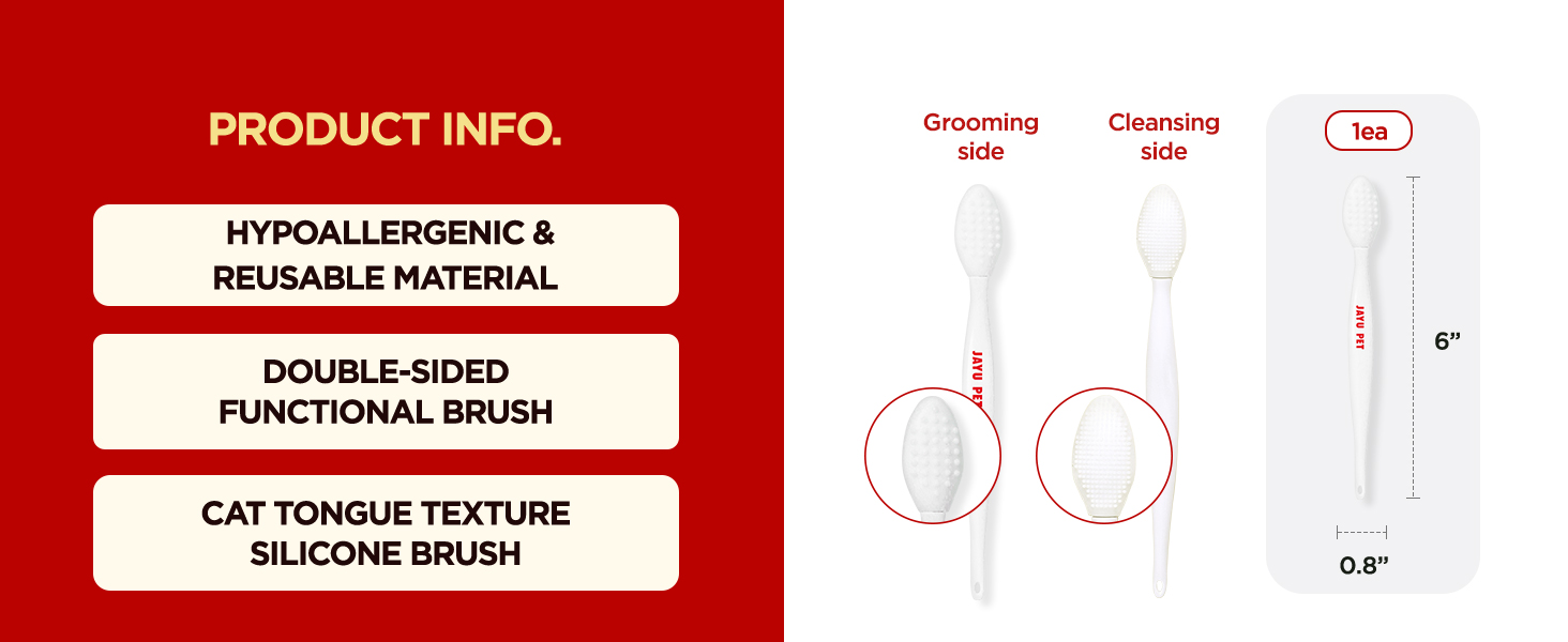 JAYU PET Black Seed Brush Cat Acne Chin Treatment, Cat