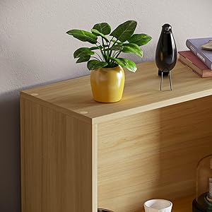 Vida Designs Cambridge 3 Tier Medium Bookcase, Oak Wooden Shelving Display Storage Unit Office Living Room Furniture 19 Cambridge bookcase