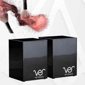 Makeup Case with Brush Holders